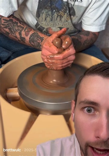 @brettwulc what are you making 👀 #satisfying #pottery #foru | wild clay