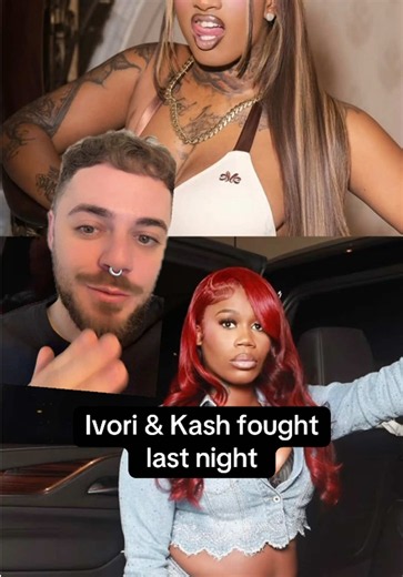 Ivori & Kashmere fought last night & finally got that long awaited fade out of the way! Kashmere shows her face #baddies #foryou #foryoupage #baddiesusa #baddiesgonewild