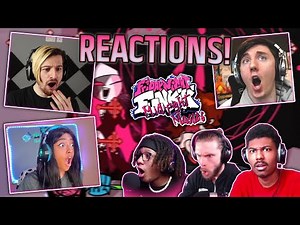 Youtuber's React To Friday Night Funkin' VS Mid-Fight Masses Mod! | Gospel