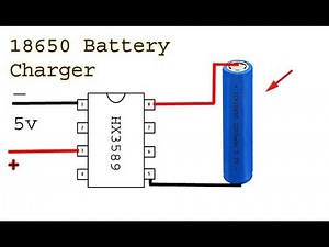Make a 18650 battery charger, Li-ion battery charge controller circuit