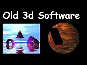 Trying Out Old 3D programs (Bryce 3d and Blender 2.04)