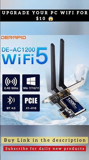 Turn Your Desktop Into WiFi + Bluetooth 🔥