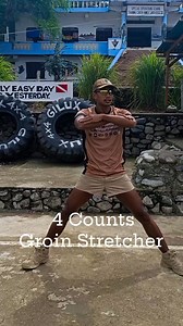 "Four Counts Groin Stretcher Exercise" #training #motivation | Ghaz Wild