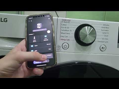 How to use Smart Diagnosis on LG washing machines