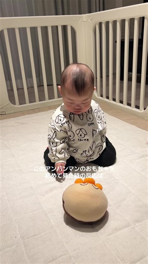 赤ちゃんのアンパンマン体験と嬉しい反応