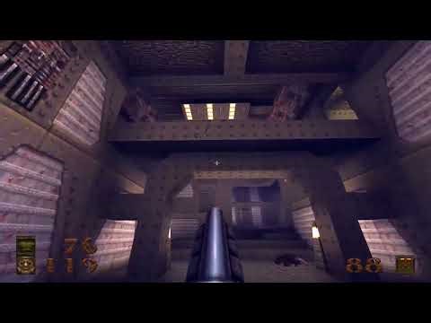 Quake hard difficulty level 1/7 all secrets 100% kills