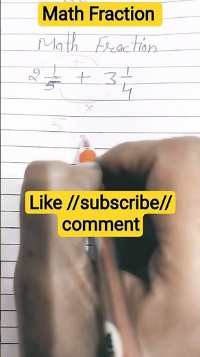 maths short vidio // how to solve fraction