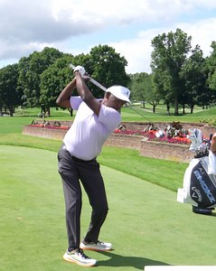 The work never stops for Vijay, even with a putter. | PGA TOUR Champions