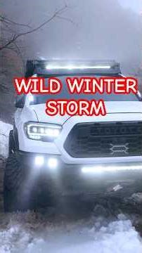 I Drove STRAIGHT INTO A WIND STORM | WINTER Overland Adventure