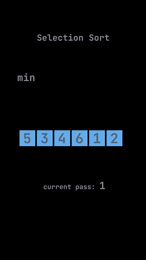 Developers Club | Selection sort is a simple sorting algorithm that repeatedly selects the smallest element from an unsorted list and places it at the... | Instagram