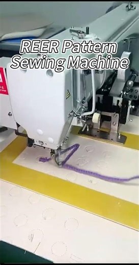 "REER Pattern Sewing Machine: Decorative Cord Stitching & Multi-Thread Patterns Tutorial"