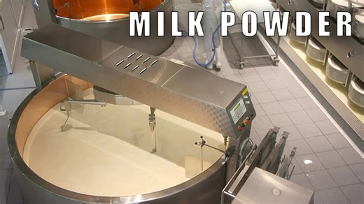 How Does Milk Powder Get Made? Increadible Factory Production Process