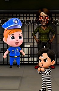 Police and the Zombie Squad🧟 #shorts #cartoon #funny #comedy | Kidsfuntv