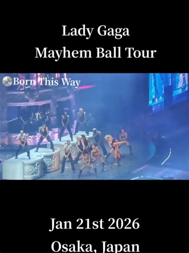 Lady Gaga Mayhem Ball Tour in Osaka on January 21, 2026