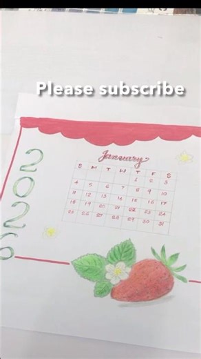 Easy Calendar making for beginners#handwriting #drawing #calligraphy #art