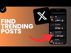 How to find trending posts in X?