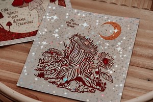 Tree Stump Holographic Sticker - Etsy