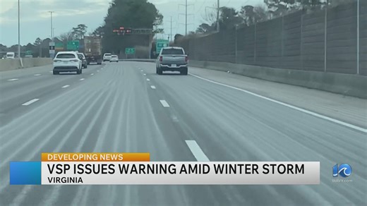 Winter storm causes crashes across Hampton Roads