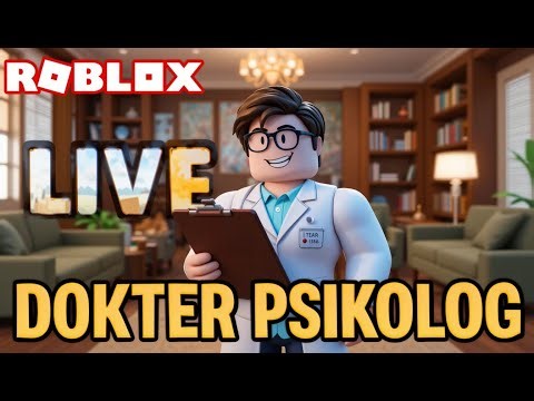 LIVE! Jadi Dokter Psikolog di Roblox 🧠 | Terapi & Curhat Bareng