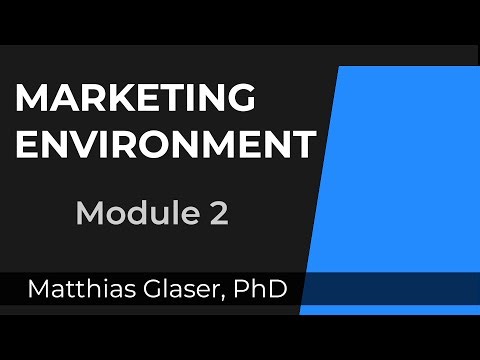 The Marketing Environment (Module 2 of Marketing Fundamentals): Micro- and Macro Environment