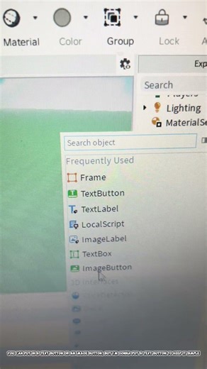 How to make a game pass button, Roblox studio