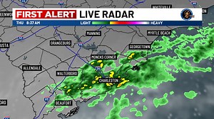 FIRST ALERT WEATHER DAY (9:30 AM) - Light to moderate rainfall continues along the Lowcountry coast as we approach high tide! Moderate tidal flooding is ongoing in Downtown Charleston and surrounding coastal areas; make sure to exercise caution if traveling. | Bill Walsh - Live 5 News