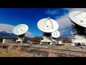 晩秋の国立天文台野辺山宇宙電波観測所一般見学