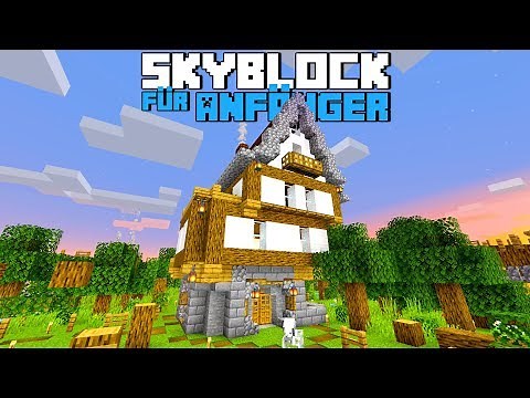 Wie baut man ein Haus in Minecraft | Minecraft Skyblock für Anfänger | LarsLP