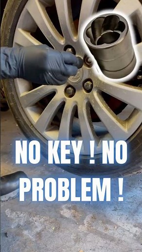 How to Remove Wheel Lock Lug Nut Without Key #wheellock key #strippedbolt #strippednut