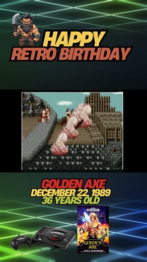 Happy Birthday Golden Axe 🎂 Sega Genesis Legend