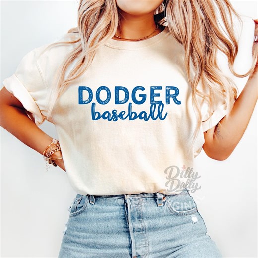 LA Dodgers Baseball Graphic PNG (Digital Download)