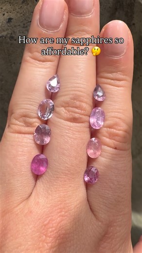 Sapphires to fit every aesthetic. ✨ Most of my 2025 work has...