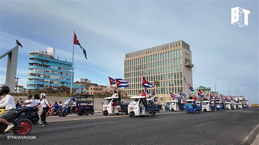 "Homeland or death, we will win!"TODAY: Riding bicycles, scooters and electric bikes, thousands of Cubans took part in an anti-imperialist rally in Havana, in a show of unity against Trump’s attacks on the island. The rally was organized by the Union of Young Communists to commemorate the 64th anniversary of its founding.🎥 @ldejesusreyes