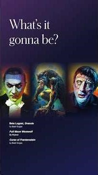 Vampire, Werewolf or Zombie? You choose