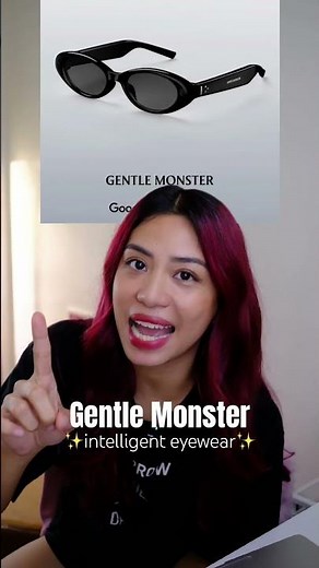 Gentle Monster smart glasses first look