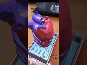 Augmented Reality Project | Anatomy of Human Body using AR | Augmented Reality | Virtual Reality AR