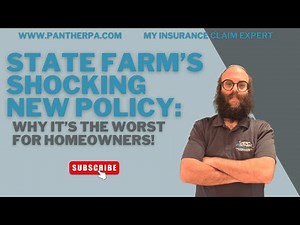 State Farm’s Shocking New Policy: Why It’s the Worst for Homeowners!