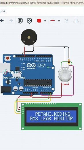 Arduino Gas Leak Monitoring – Monitoring Kebocoran Gas