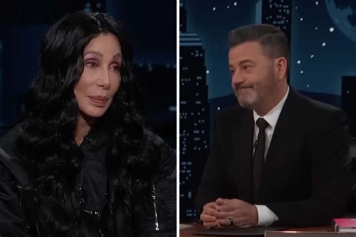 Cher And Jimmy Kimmel Share Awkward Moment On ‘Live’ As She Tells Him, “This Is Dumb”