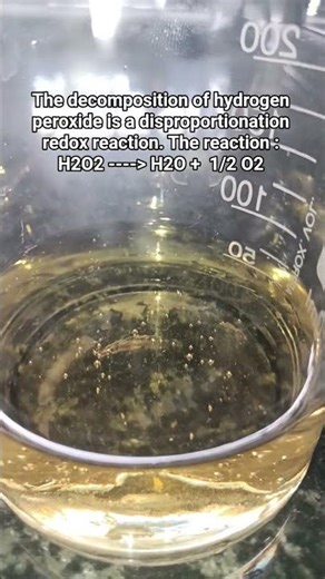 Rate of decomposition of hydrogen peroxide using FeCl3