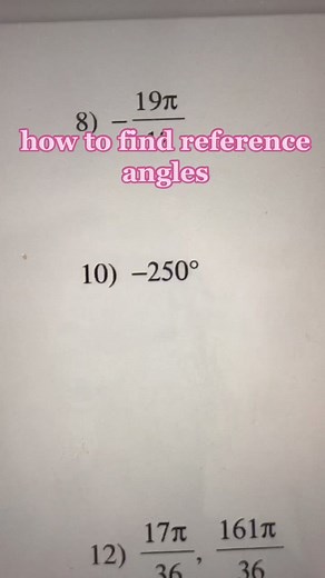 Understanding Reference Angles in Trigonometry