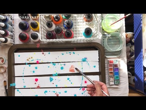 Easy DIY bookmarks with painted papers, Handmade bookmarks 🔖 
