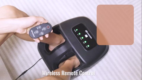 Foot Massager Machine with Heat, Shiatsu Foot Massager with Remote, 2026 Upgraded Deep Kneading, for Plantar Fasciitis, Neuropathy, Birthday Gifts for Women Mom Men Dad, Up to Foot Size 14