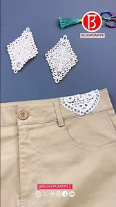 A short skirt with a small waist and a large waist Needle and thread tips