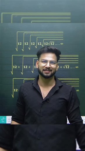 ScaleUp App on Instagram: "This Math Trick Will Save You 10 Minutes in Your Next Exam! ⏳🔥 . . Tired of complex algebra? Solve infinite root problems in seconds! 🧠⚡ In this quick tutorial, we break down three common types of square root series that often appear in competitive exams like SSC, Banking, and more. Whether it's multiplication, addition, or subtraction under the root, you'll learn the "secret sauce" to find the answer instantly without picking up a pen! What you’ll learn: How to solv