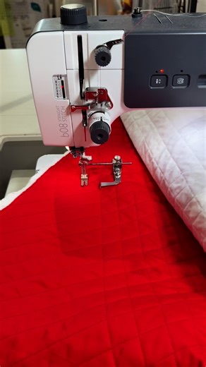 It’s fun to get pushed out of my own comfort zone and style when quilting for others, and I was delighted by how this pre-quilted fabric turned out 😍 | String & Story