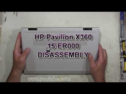 HP Pavilion X360 15-ER ER000 How To Partially Take Apart Lower Base Disassembly