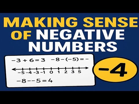 [Lesson 15, Fun Math] Making Sense of Negative Numbers