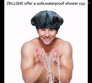 Shower Cap for Women Men Shower Hat Waterproof-Double Layer-Reusable Elastic Bath Caps for Boys Girls Hair Cap for Shower