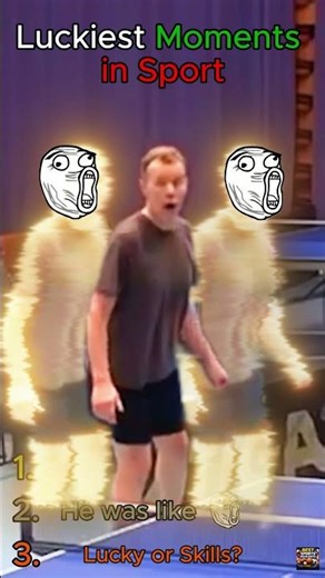 Luckiest Moments in Sport #sports #shorts